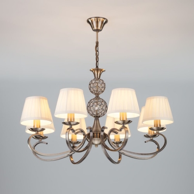Люстра Eurosvet Tessa 60089/8 античная бронза