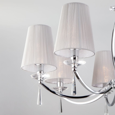 Люстра Eurosvet Valery 60079/8 хром Люстра Eurosvet Valery 60079/8 хром