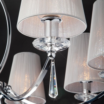 Люстра Eurosvet Valery 60079/8 хром Люстра Eurosvet Valery 60079/8 хром