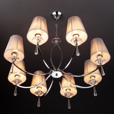 Люстра Eurosvet Valery 60079/8 хром Люстра Eurosvet Valery 60079/8 хром