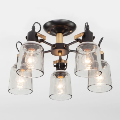 Люстра потолочная Eurosvet Astor 70111/5 античная бронза;черный Люстра потолочная Eurosvet Astor 70111/5 античная бронза;черный