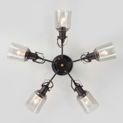 Люстра потолочная Eurosvet Astor 70111/5 античная бронза;черный Люстра потолочная Eurosvet Astor 70111/5 античная бронза;черный