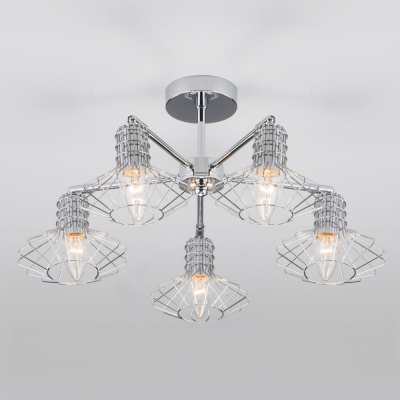 Люстра потолочная Eurosvet Tranello 70108/5 хром