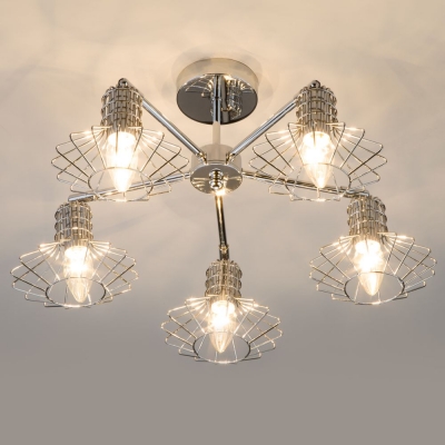 Люстра потолочная Eurosvet Tranello 70108/5 хром Люстра потолочная Eurosvet Tranello 70108/5 хром