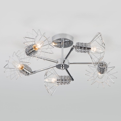 Люстра потолочная Eurosvet Tranello 70108/5 хром Люстра потолочная Eurosvet Tranello 70108/5 хром