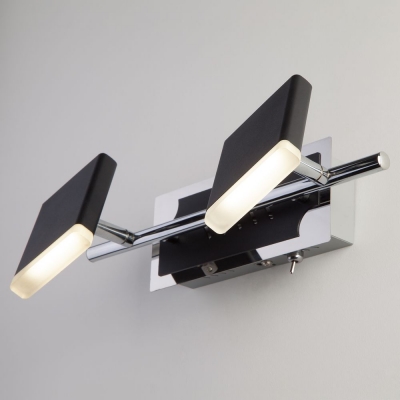 Настенный светильник Eurosvet Collin 20000/2 чёрный;хром