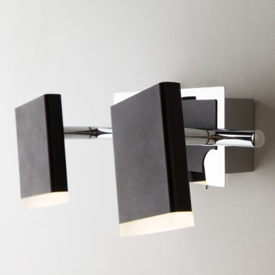 Настенный светильник Eurosvet Collin 20000/2 чёрный;хром