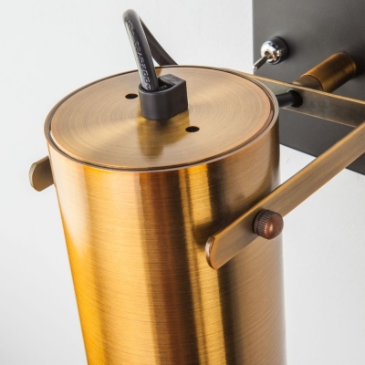 Настенный светодиодный светильник Eurosvet Bronze 20063/1 LED античная бронза;чёрный