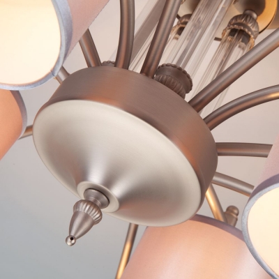 Потолочная люстра Eurosvet Adagio 60080/12 сатинированный никель Потолочная люстра Eurosvet Adagio 60080/12 сатинированный никель