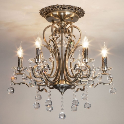 Потолочная люстра Eurosvet Ernin 12505/6 античная бронза