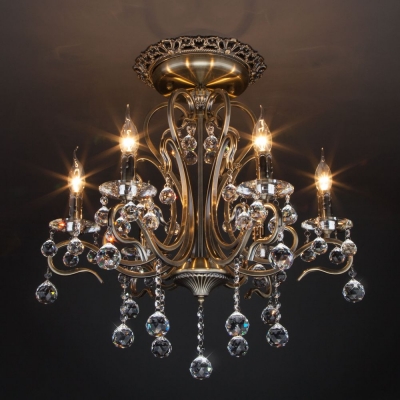 Потолочная люстра Eurosvet Ernin 12505/6 античная бронза