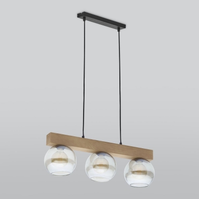 Светильник TK Lighting Artwood Glass 4254 светлое дерево;чёрный