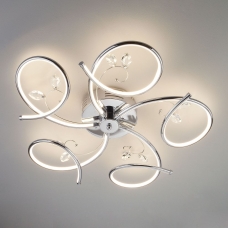 Светодиодная люстра Eurosvet Agata 90089/5 хром