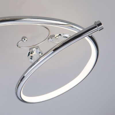 Светодиодная люстра Eurosvet Agata 90089/5 хром