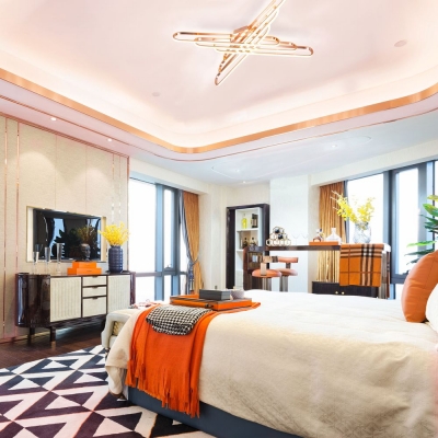 Светодиодная люстра Eurosvet Staple 90133/6 розовое золото Светодиодная люстра Eurosvet Staple 90133/6 розовое золото