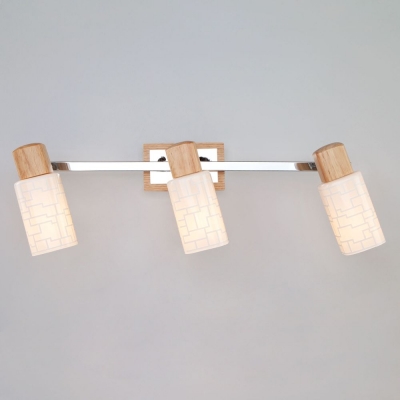 Бра Eurosvet Savier 20029/3 светлое дерево;хром