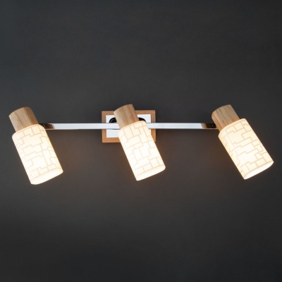 Бра Eurosvet Savier 20029/3 светлое дерево;хром Бра Eurosvet Savier 20029/3 светлое дерево;хром