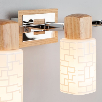 Бра Eurosvet Savier 20029/3 светлое дерево;хром Бра Eurosvet Savier 20029/3 светлое дерево;хром