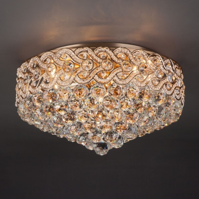 Хрустальная люстра Eurosvet Anika 3296/8 золото