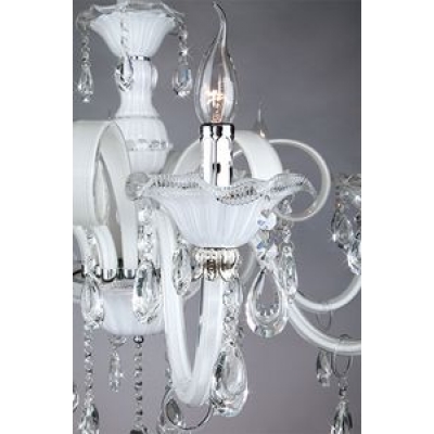 Люстра Bogate's Albertina 248/8 хром;белый Люстра Bogate's Albertina 248/8 хром;белый