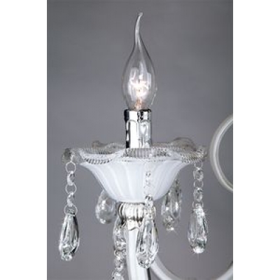 Люстра Bogate's Albertina 248/8 хром;белый Люстра Bogate's Albertina 248/8 хром;белый