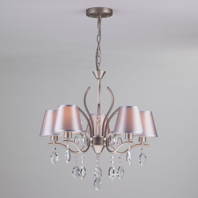 Люстра Eurosvet Aurelia 10089/5 сатинированный никель