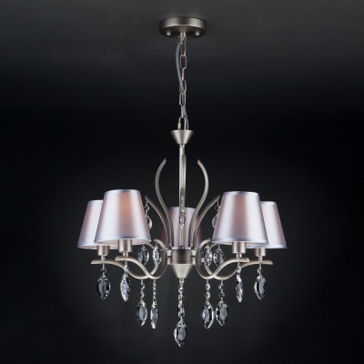 Люстра Eurosvet Aurelia 10089/5 сатинированный никель