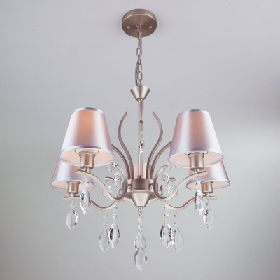 Люстра Eurosvet Aurelia 10089/5 сатинированный никель