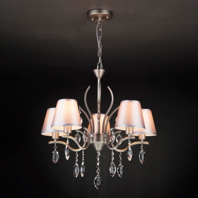 Люстра Eurosvet Aurelia 10089/5 сатинированный никель