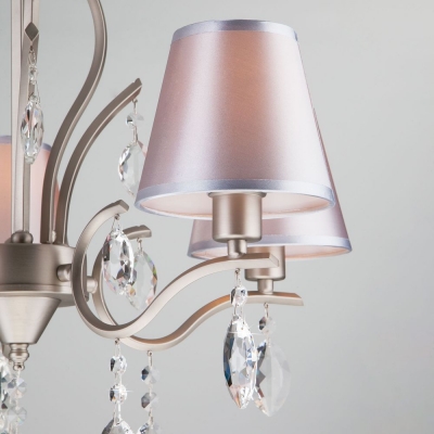 Люстра Eurosvet Aurelia 10089/5 сатинированный никель