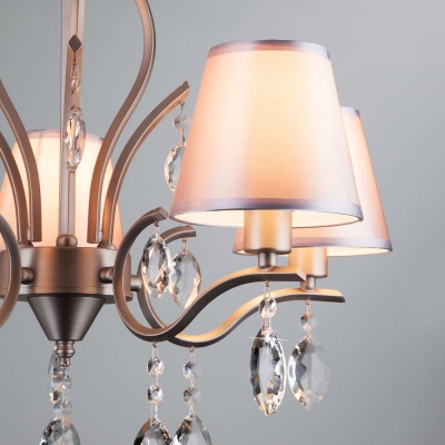 Люстра Eurosvet Aurelia 10089/5 сатинированный никель