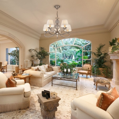 Люстра Eurosvet Tessa 60089/5 античная бронза