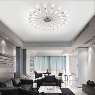 Люстра потолочная Bogate's Bastone 553 сатинированный никель Люстра потолочная Bogate's Bastone 553 сатинированный никель