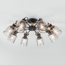 Люстра потолочная Eurosvet Astor 70111/8 черный;античная бронза