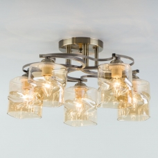 Люстра потолочная Eurosvet Brice 30158/5 античная бронза