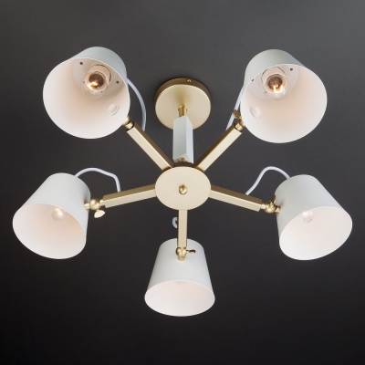 Люстра потолочная Eurosvet Frozen 70083/5 перламутровое золото