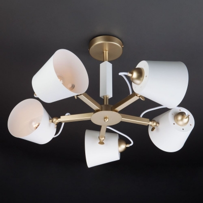 Люстра потолочная Eurosvet Frozen 70083/5 перламутровое золото