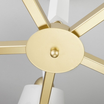 Люстра потолочная Eurosvet Frozen 70083/5 перламутровое золото