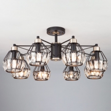 Люстра потолочная Eurosvet Lord 70075/8 чёрный;белый