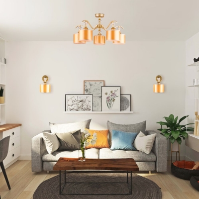 Люстра потолочная Eurosvet Ofelia 60070/5 серебряный