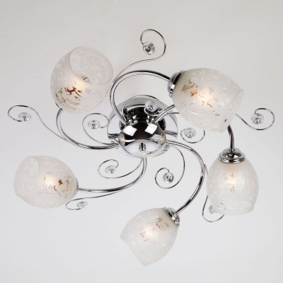 Люстра потолочная Eurosvet Roksana 9677/5 хром