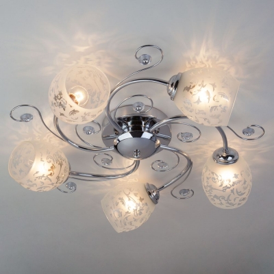 Люстра потолочная Eurosvet Roksana 9677/5 хром