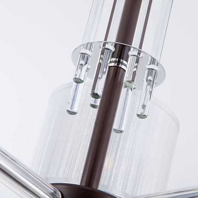 Люстра потолочная Eurosvet Telesta 60078/5 хром;венге