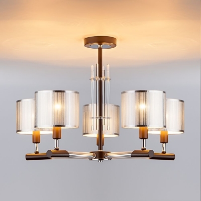 Люстра потолочная Eurosvet Telesta 60078/5 хром;венге