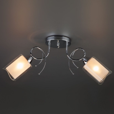 Потолочный светильник Eurosvet Renee 30122/2 хром Потолочный светильник Eurosvet Renee 30122/2 хром