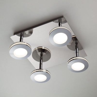 Потолочный светодиодный светильник Eurosvet Rоund 20002/4 хром Потолочный светодиодный светильник Eurosvet Rоund 20002/4 хром