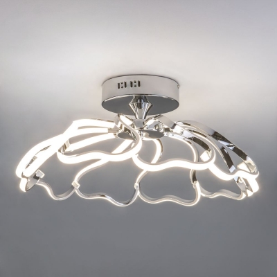 Светодиодная люстра Eurosvet Begonia 90095/10 хром