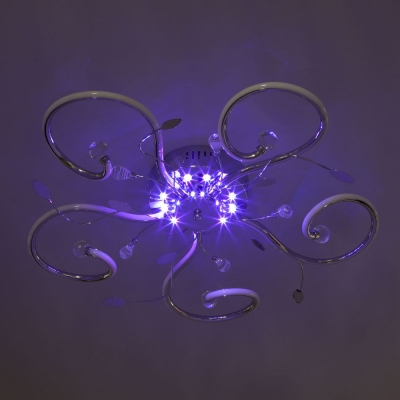 Светодиодная люстра Eurosvet Curl 90129/5 хром Светодиодная люстра Eurosvet Curl 90129/5 хром