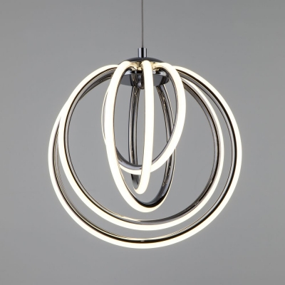 Светодиодная люстра Eurosvet Cycle 90170/5 хром