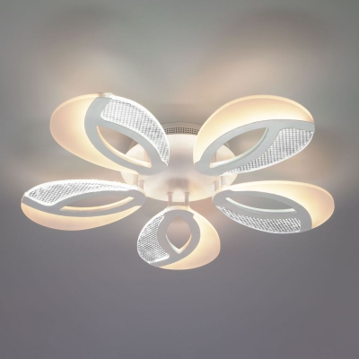 Светодиодная люстра Eurosvet Flake 90140/5 белый